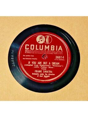 Frank Sinatra – Columbia Records 10" 78 RPM Lot of 7 (Binder Included)